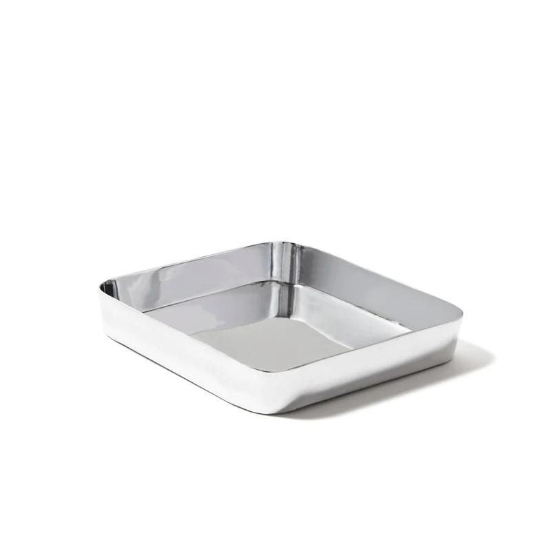 Polished Aluminum Tray MASAI Set of Two by Aldo Cibic for Paola C