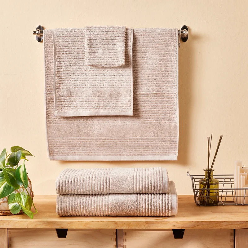 Karaca Rachel Supreme Badetuch, Beige, 100x150 cm