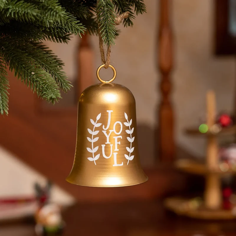 Karaca Home Weihnachten Metall Glocke Baumschmuck