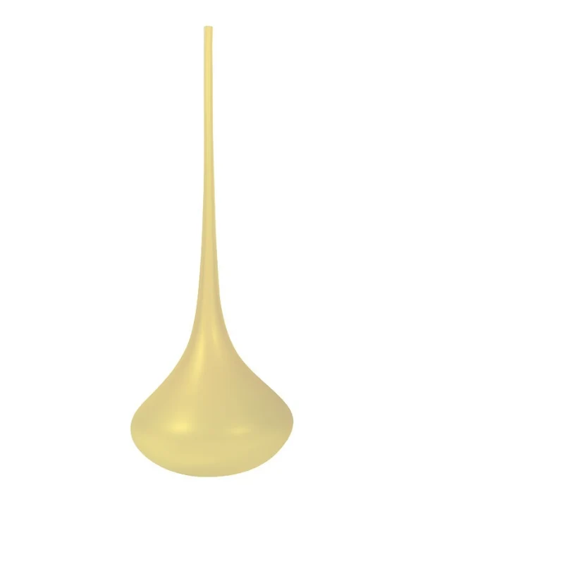 Murano Glass Vase RUGIADA SMALL Yellow by Wave Murano Glass