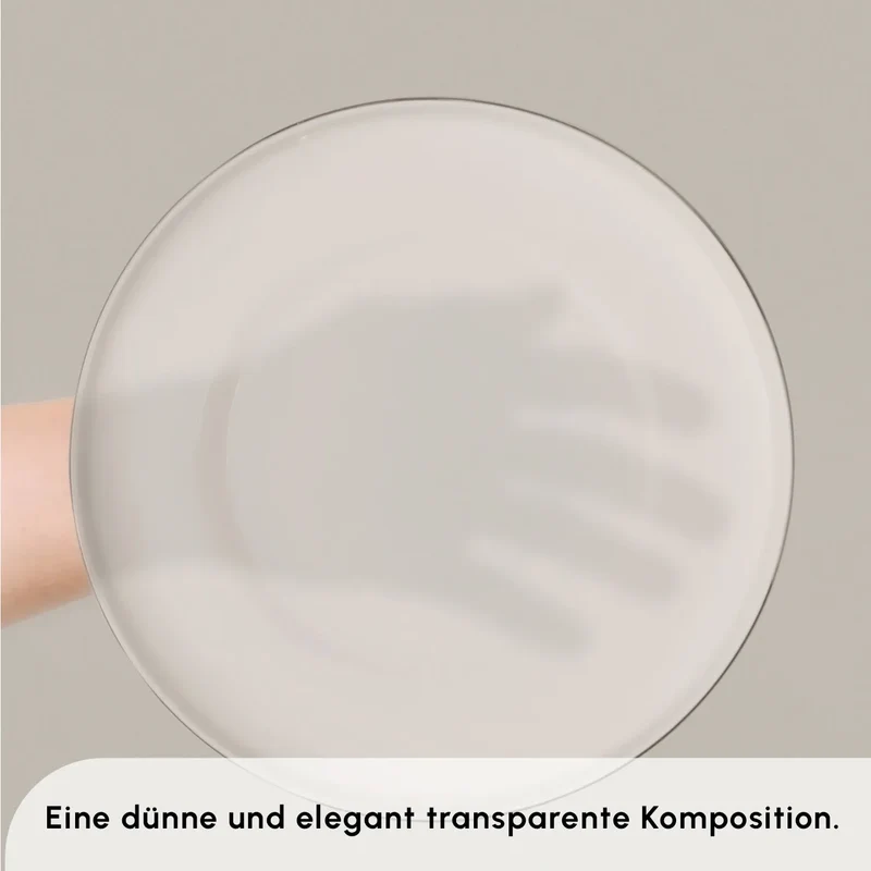 Karaca Stream Bone New Meridian 59-Teiliges 12-Personen Geschirrset Platin