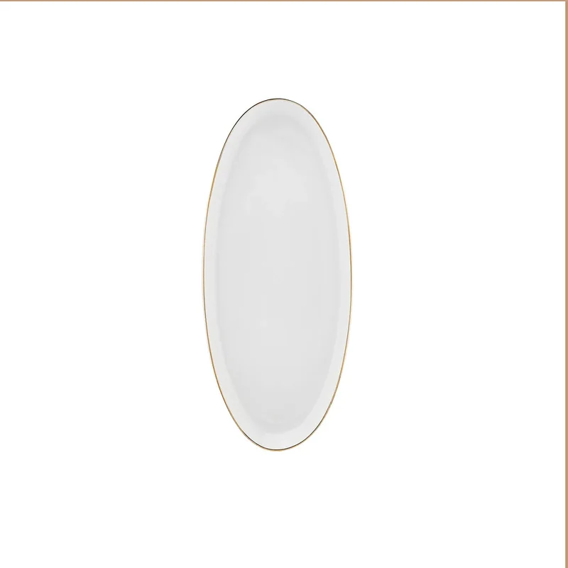Karaca Streamline Hole Gold 28 Teilig Frühstücksset und Servierschalen für 6 Personen