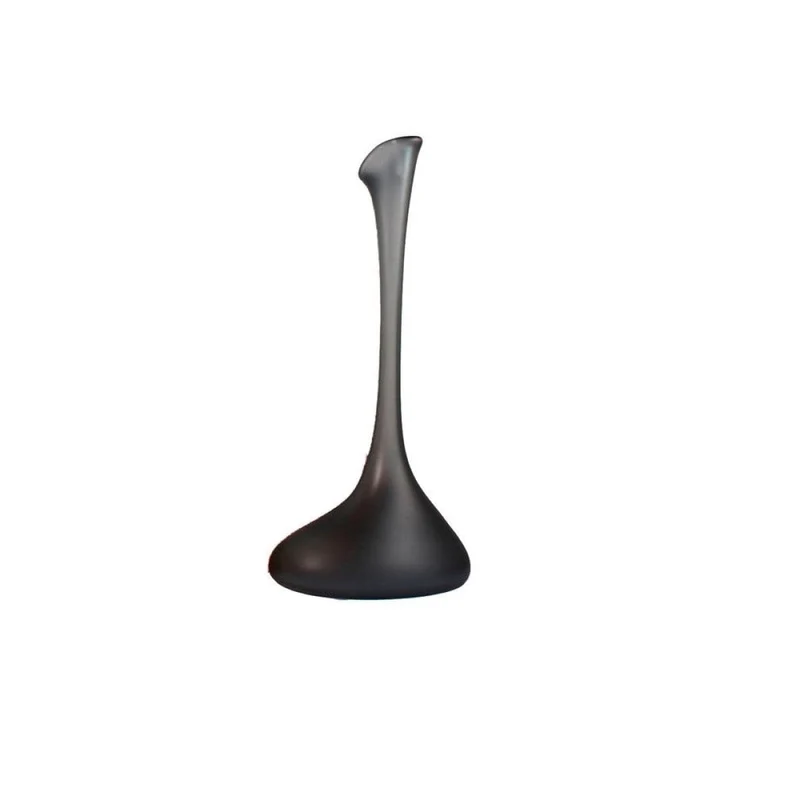 Murano Glass Vase TAMARINDO MEDIUM Sandblasted by Wave Murano Glass