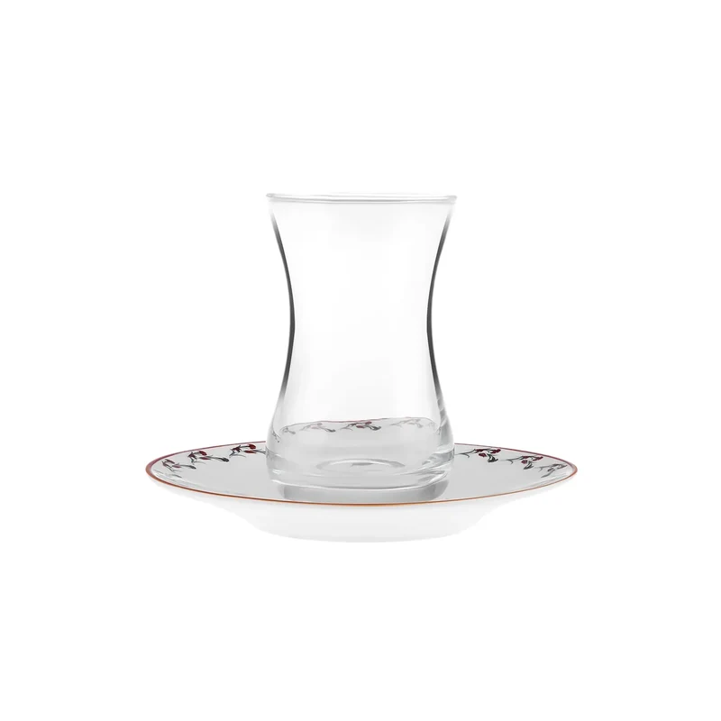Karaca Nakkaş Dessert-Set für 6 Personen, 18 teilig