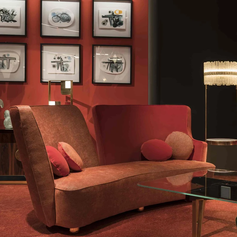 Two-Seater Sofa BAIA by Piero Angelo Orecchioni