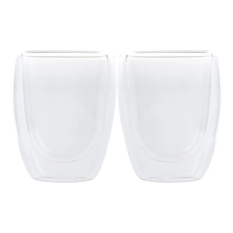 Karaca Double Wall Borosilikat Glas Tasse 2er Set 300 ml