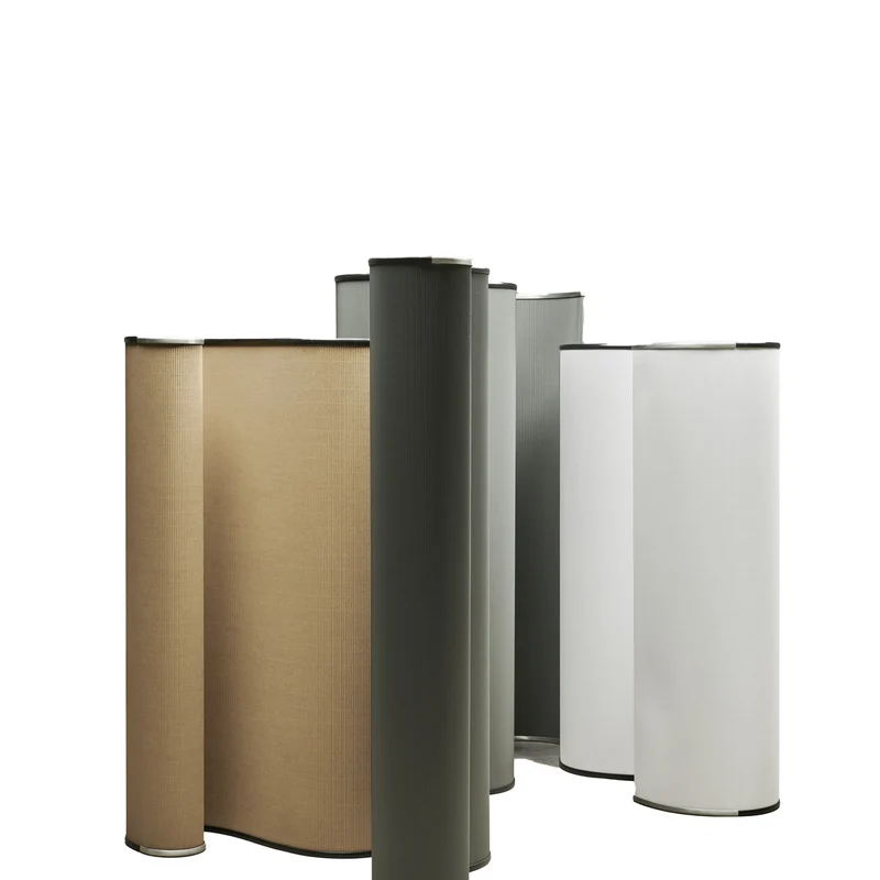 Cardboard and Aluminium Screen CARTOONS by Luigi Baroli for Baleri Italia