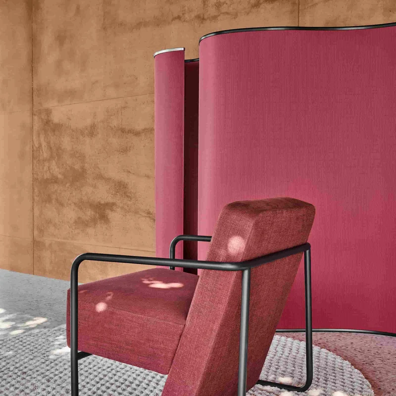 Cardboard and Aluminium Screen CARTOONS by Luigi Baroli for Baleri Italia