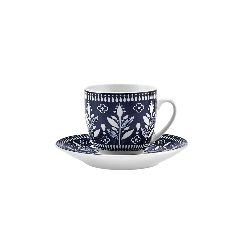 Karaca Peyker Kaffeetassen-Set für 6 Personen, 85 ml