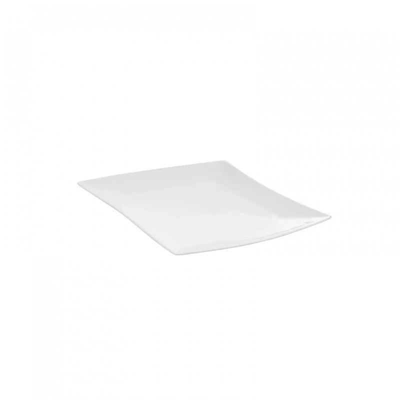 Karaca New Perfect White für 6 Personen Quadrat Frühstücksset und Servierschalen, 26 Teilig