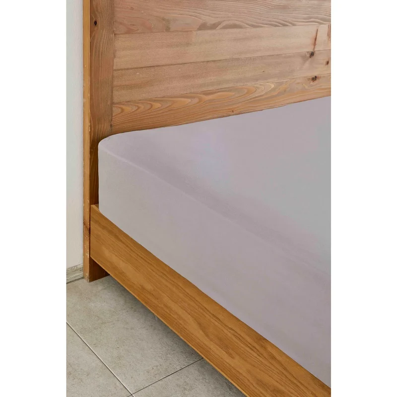 Karaca Home Jersey Fitted Bettlaken Grau (120x200 cm) Öko-Tex Zertifiziert