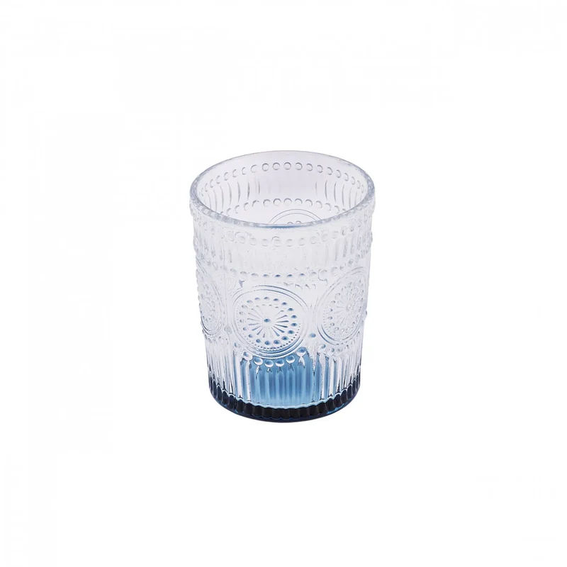 Karaca Sonnenblume Wasserglas, Blau