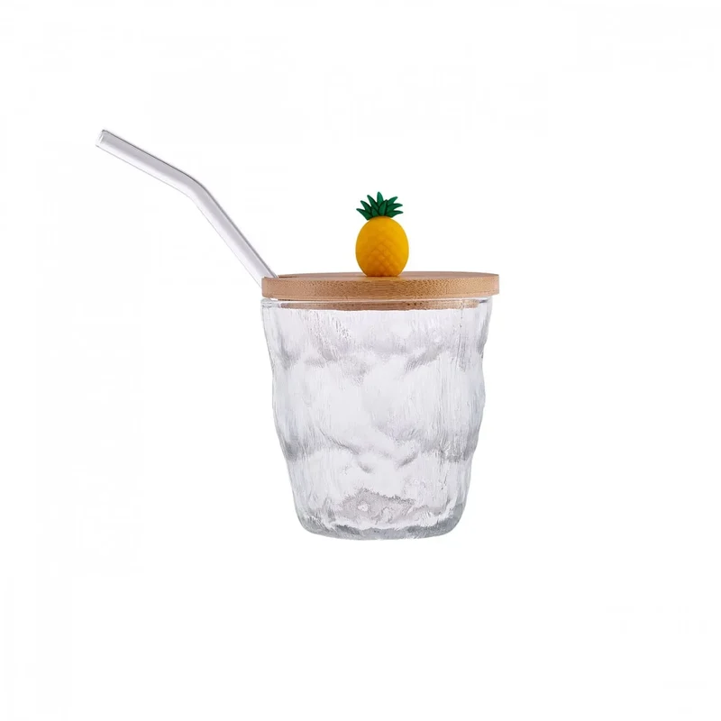 Karaca Glacier Strohhalm Becher Set, 2 Teilig