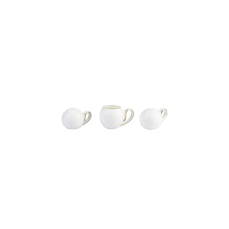 Karaca Fine Pearl Extra Chanak 62-Teiliges 12-Personen Geschirrset Gold