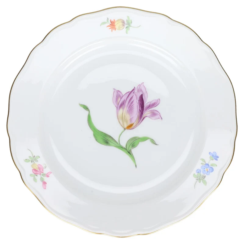 Kuchenteller klein lila Tulpe