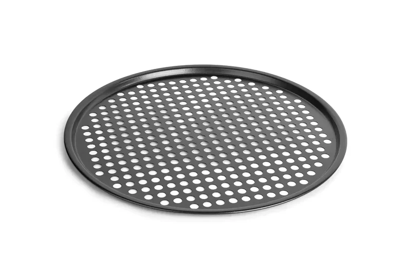Pizzablech gelocht antihaftbeschichtet d. 35,6cm bis 260 C