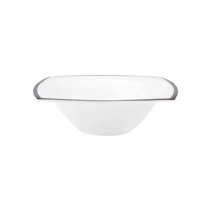 Karaca Fine Pearl Norma 62-teiliges quadratisches Tafelbesteck für 12 Personen