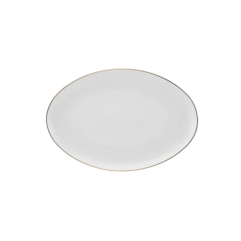 Karaca Esbelto 12 Personen Geschirrset, 56 Teilig, New Generation Bone, Gold