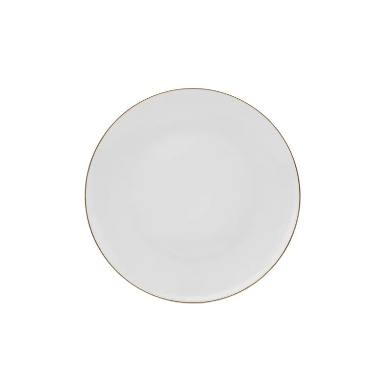 Karaca Esbelto 12 Personen Geschirrset, 56 Teilig, New Generation Bone, Gold