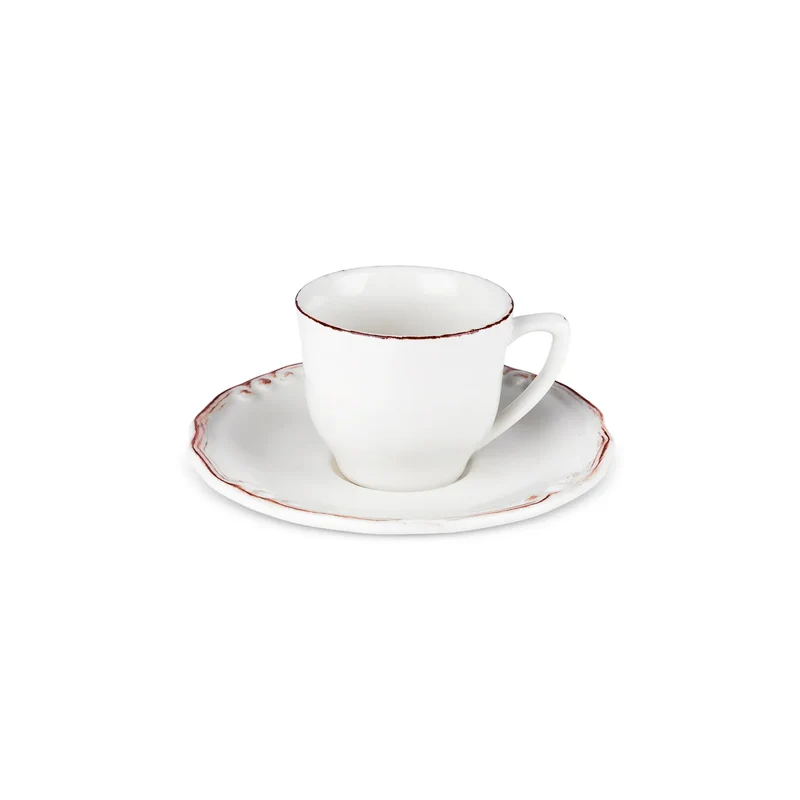 Karaca Elizabeth Ecru Teetasse, 180 ml
