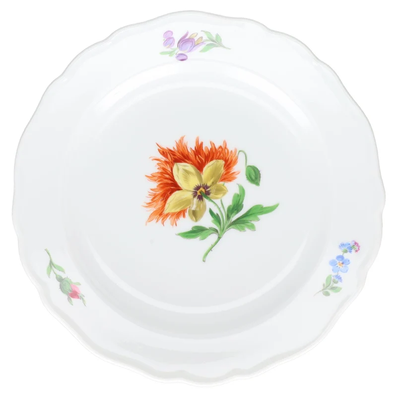 Kuchenteller klein Chrysantheme links