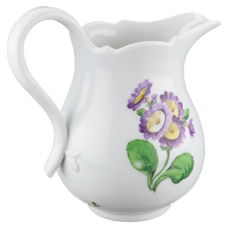 Milchkännchen groß ohne Goldrand Chrysantheme orange
