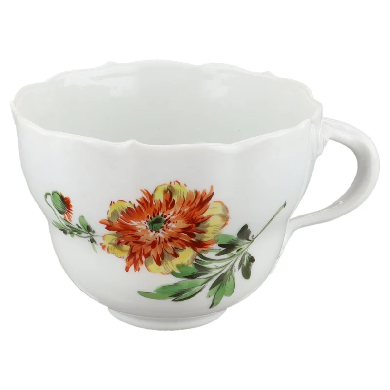 Kaffeetasse ohne Goldrand Chrysantheme