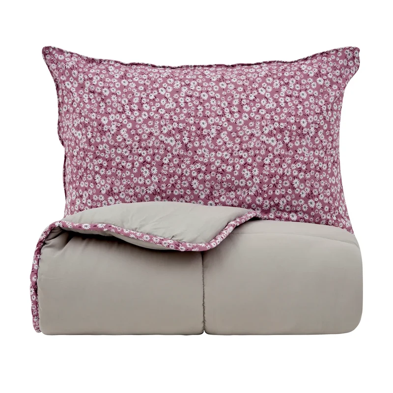 Karaca Elie Doppel Bettdecken Set, Grün, 200x200, 50x70 cm
