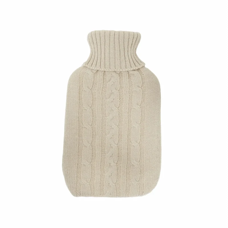 Karaca Home gestrickt Wärmflasche Beige 2 Lt