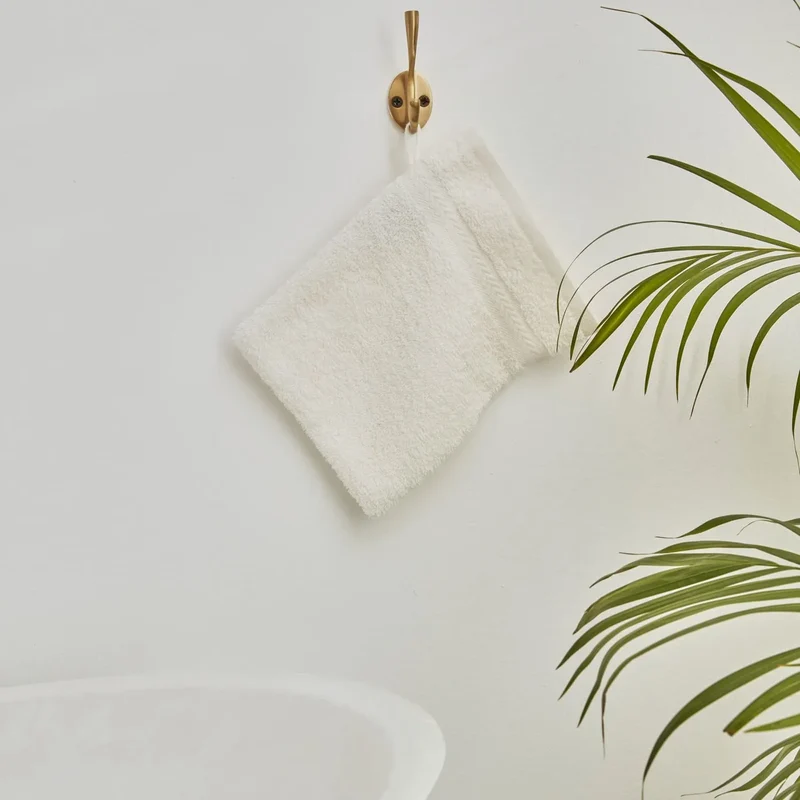 Karaca Weizen Ecru 100% Baumwolle Waschlappen 16X22 cm