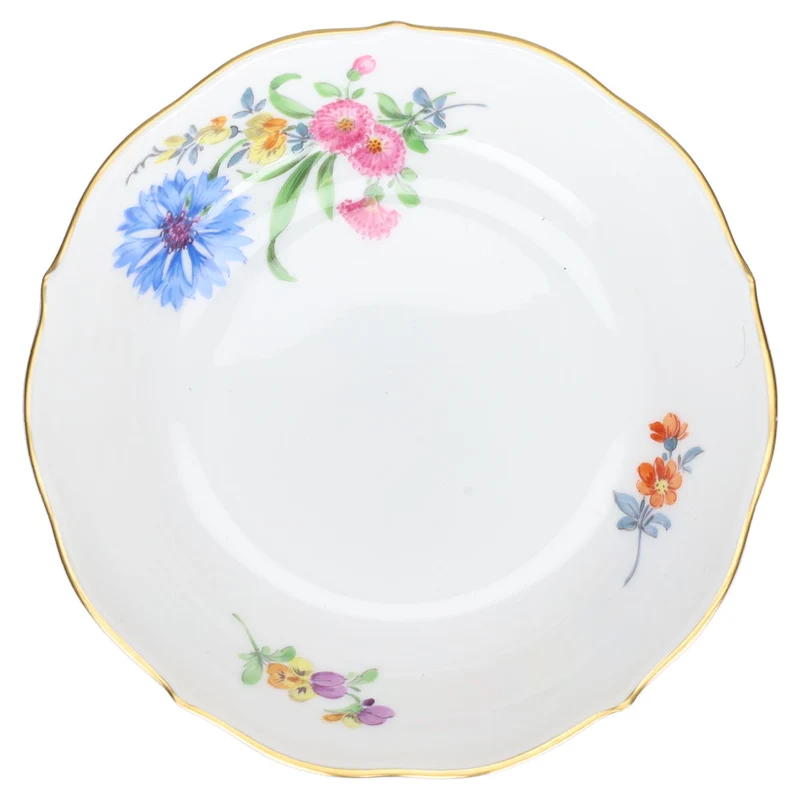 Untertasse für Mokka Espresso blaue Kornblume
