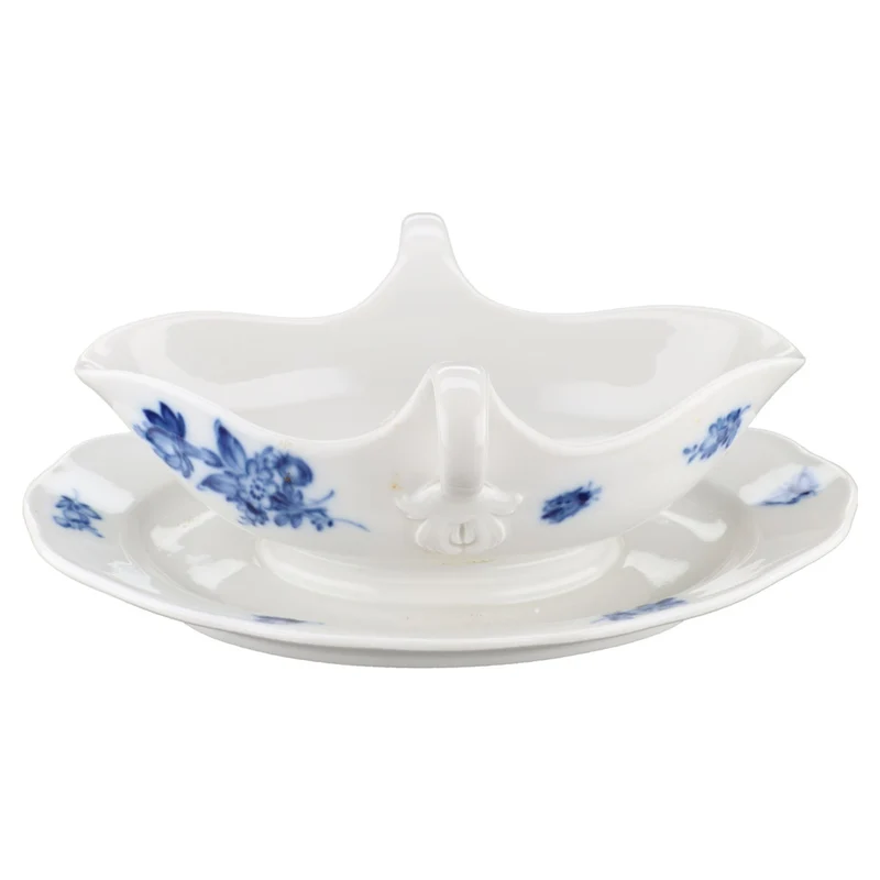 Sauciere mit Teller einteilig