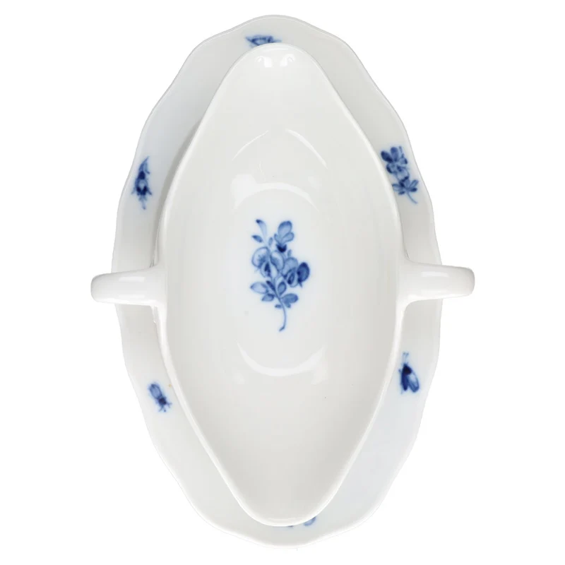 Sauciere mit Teller einteilig