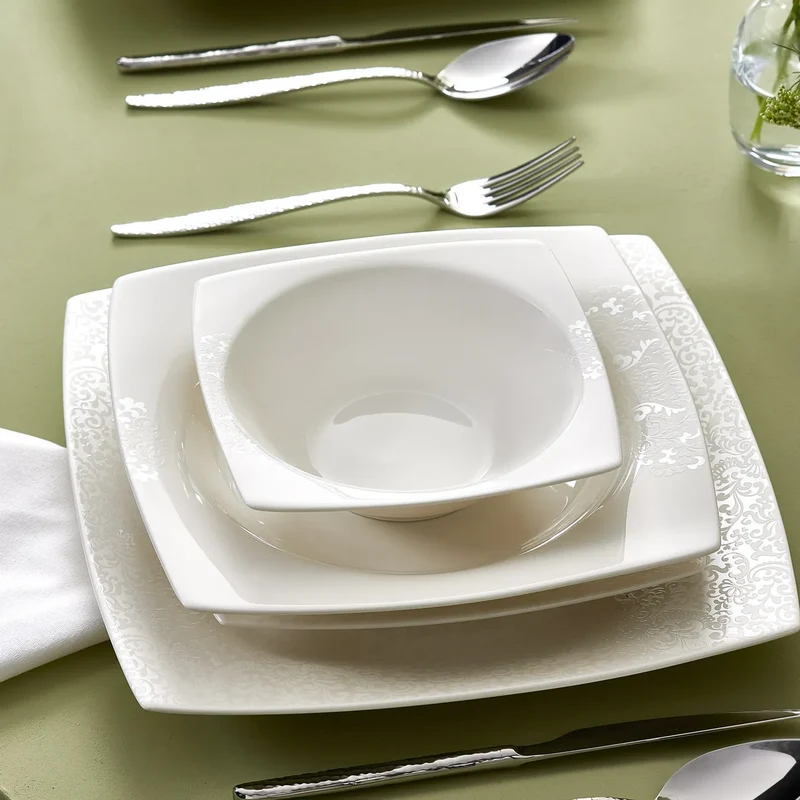 New Flava 6 Personen Geschirrset aus Porzellan