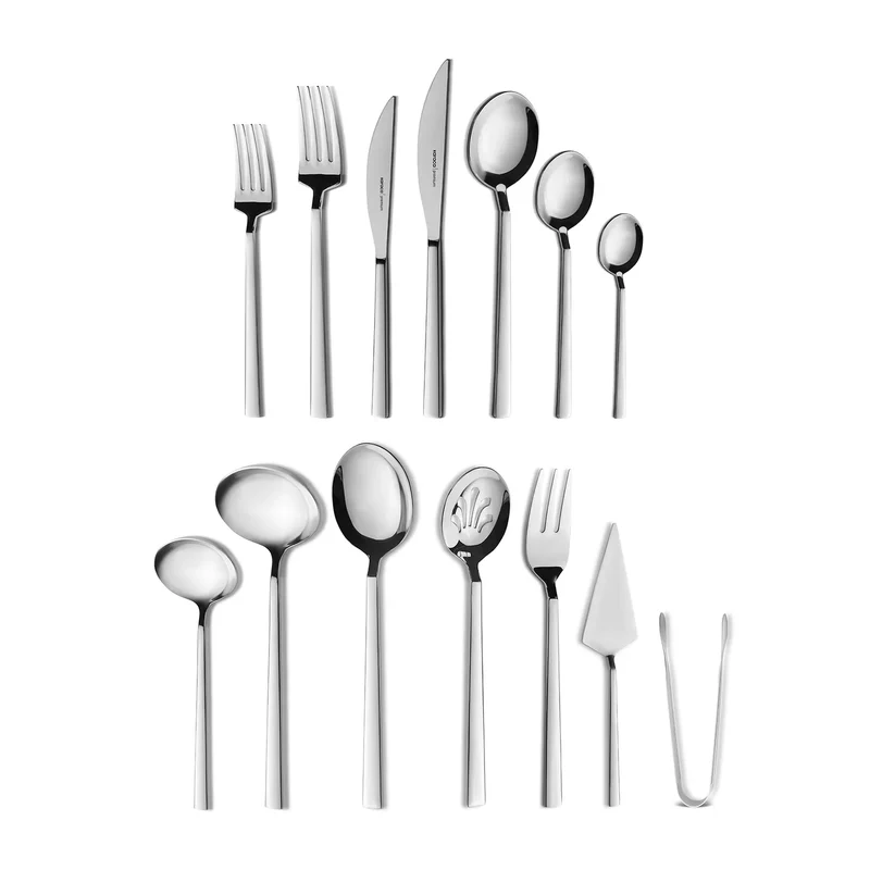 Karaca Carmelo Premium mit Boxed Besteckset, 91 Teilig