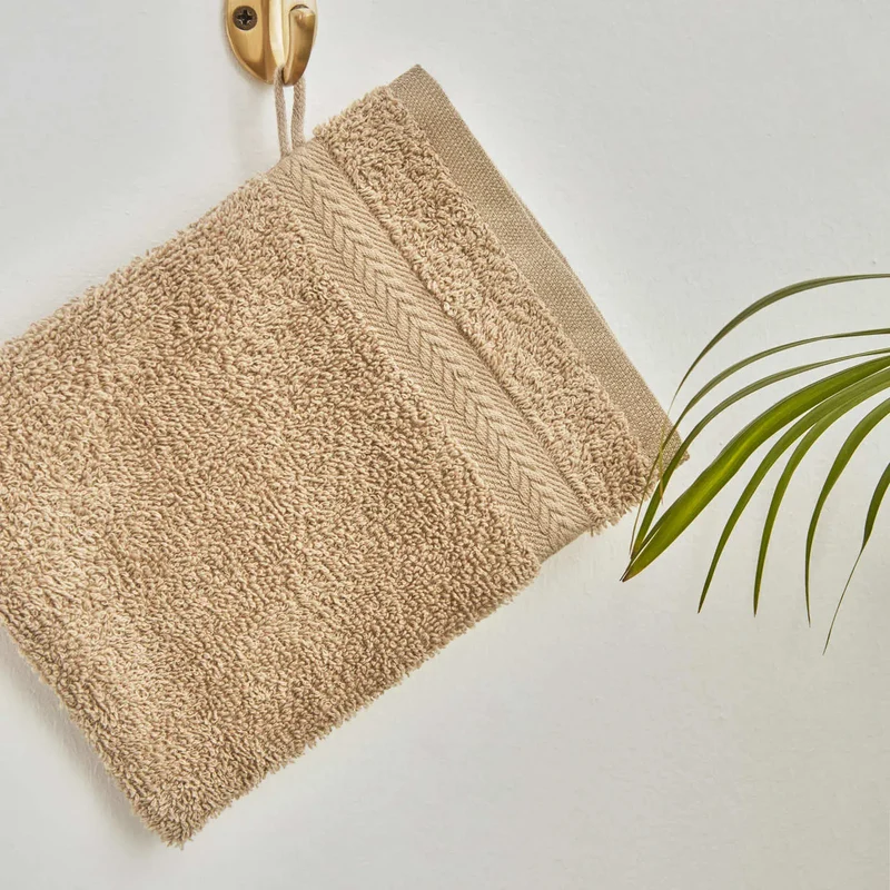 Karaca Wheat Mocha 100% Baumwolle Waschlappen 16X22 cm
