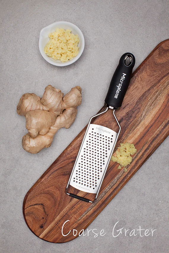Zester Reibe grob Gourmet schwarz
