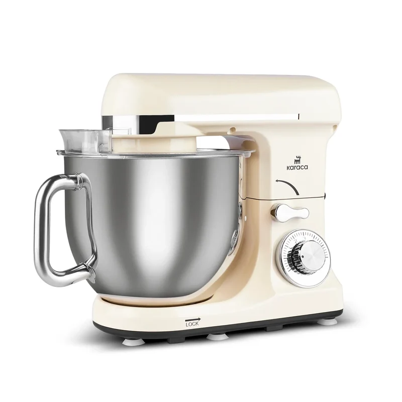 Karaca Blendburst Stand Mixer, 5.7L, 1400W, Iconic Beige