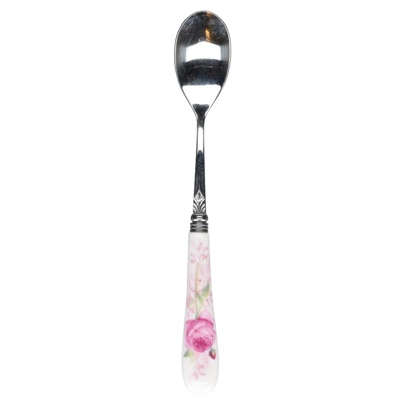 Zuckerlöffel Teelöffel Rosendekor