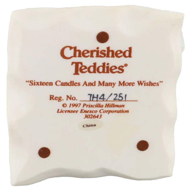 Teddy Sixteen Candles And Many More Wishes 302643