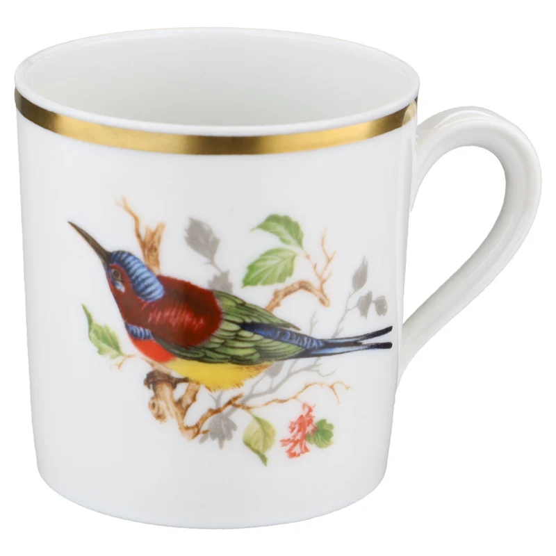 Mokkatasse Espressotasse mit Untere Vogelmotiv