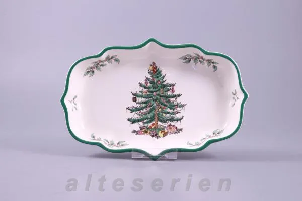 Beilagenschale länglich Wellenform