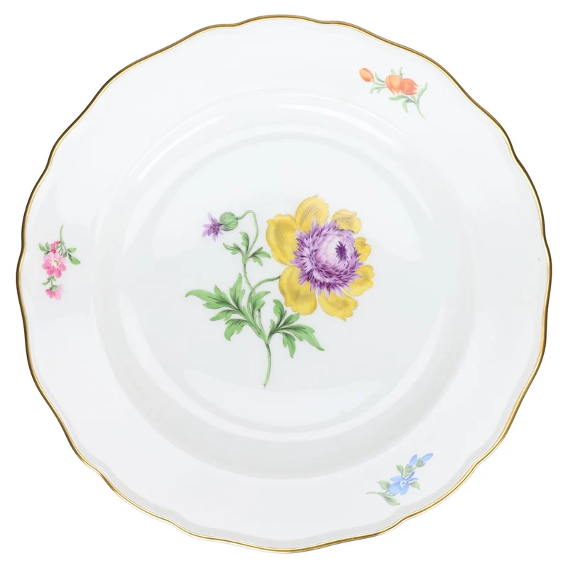 Speiseteller Chrysantheme Lila gelb