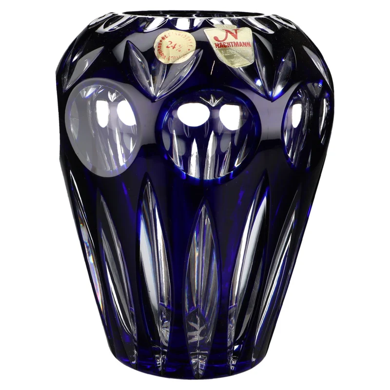 Vase groß 16 cm kobaltblau
