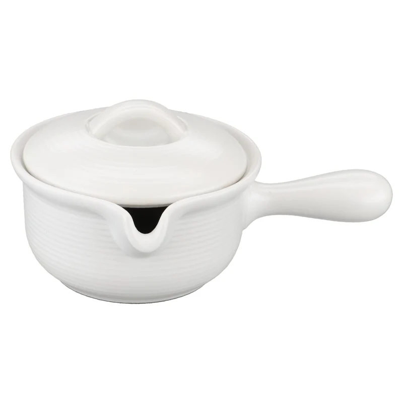 Buttersauciere mit Deckel - flammfest