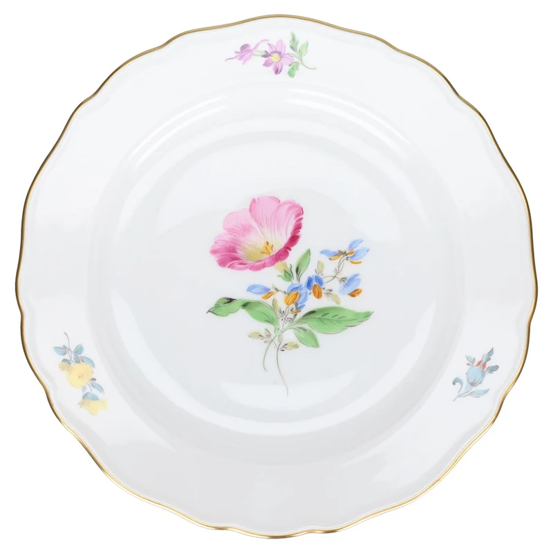 Kuchenteller Prunkwinde rosa Mitte