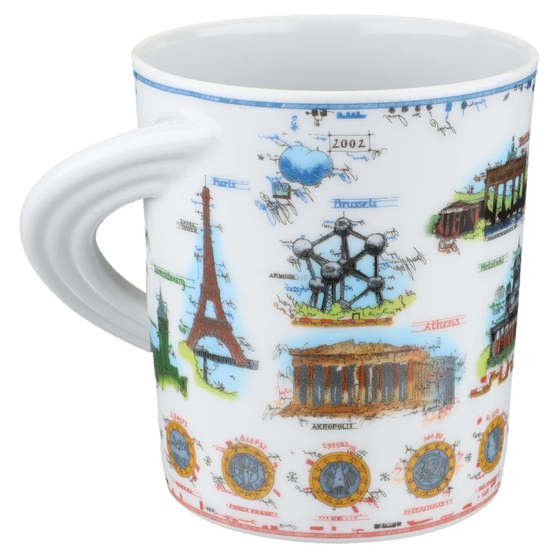 Kaffeebecher Euro Cities mit OVP