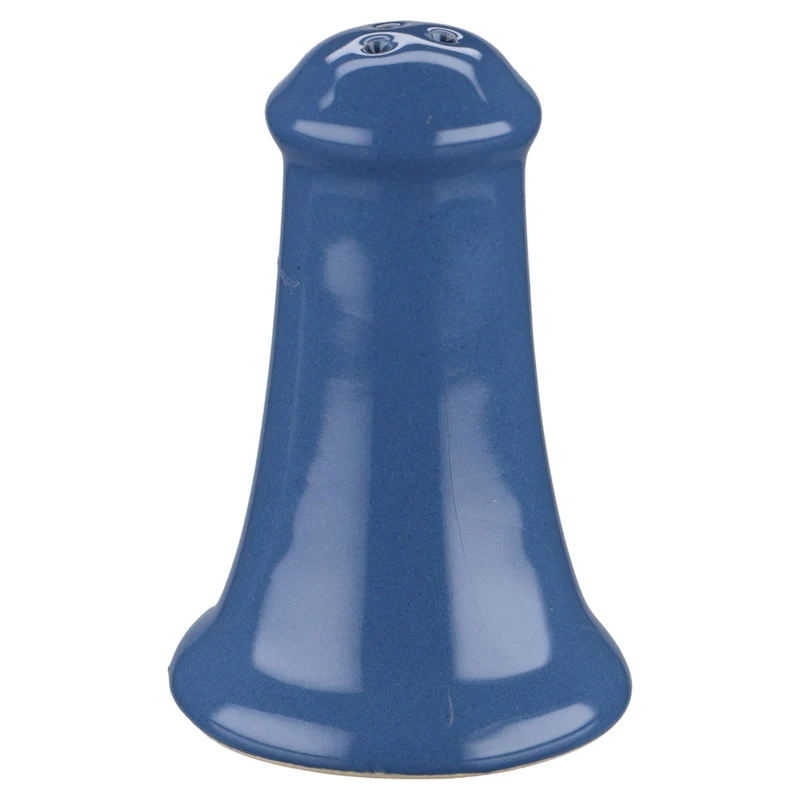 Salzstreuer blau Keramik