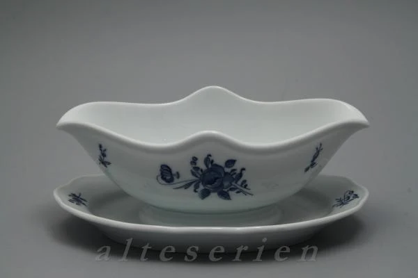 Sauciere mit Teller einteilig