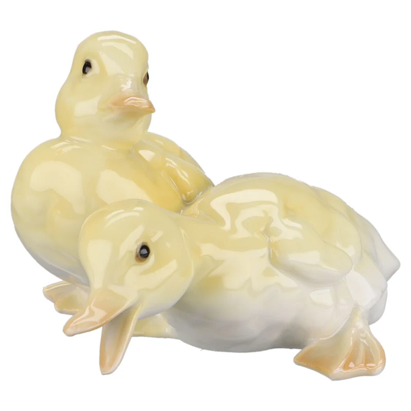 2 Enten schnäbeln